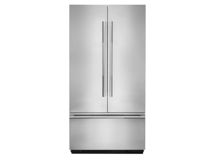JennAir RISE 42" Stainless Steel Fully Integrated Built-In French Door Refrigerator Panel Kit - JBFFS42NHL