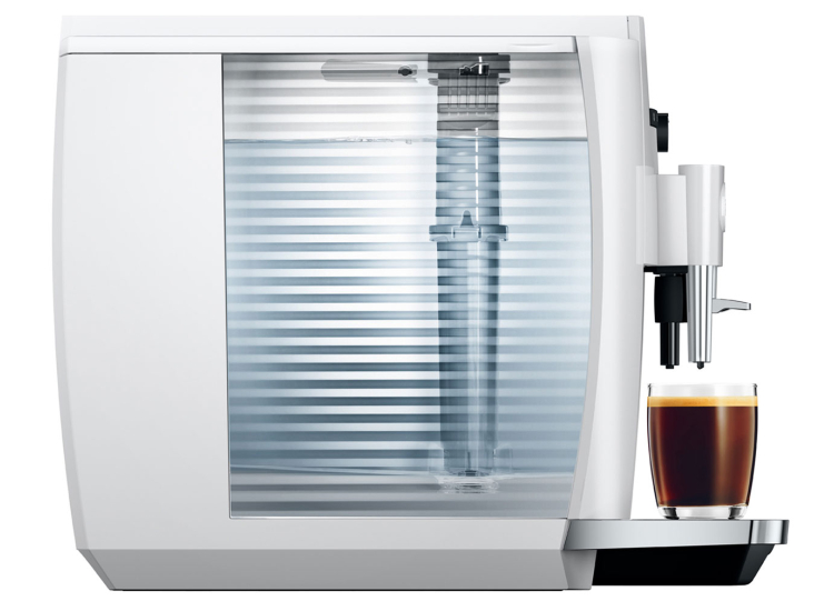 Jura E4 Piano White Automatic Coffee & Espresso Machine - 15560