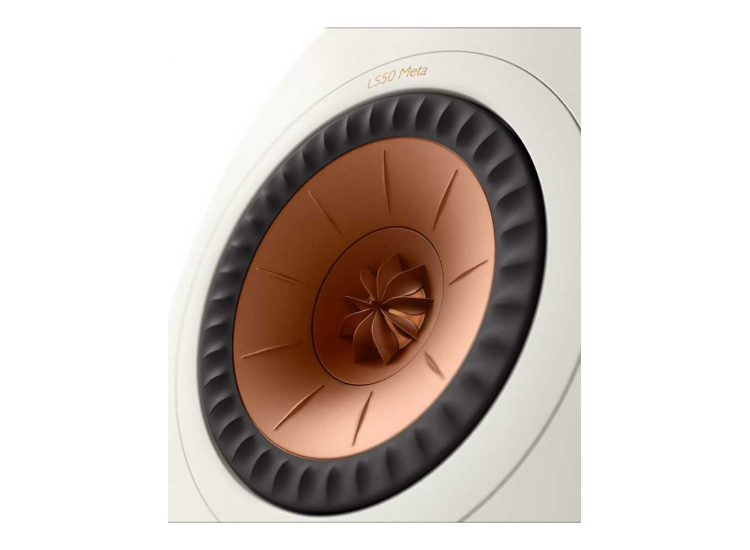 KEF LS50 Meta Mineral White Bookshelf Speakers (Pair) - SP4027AA