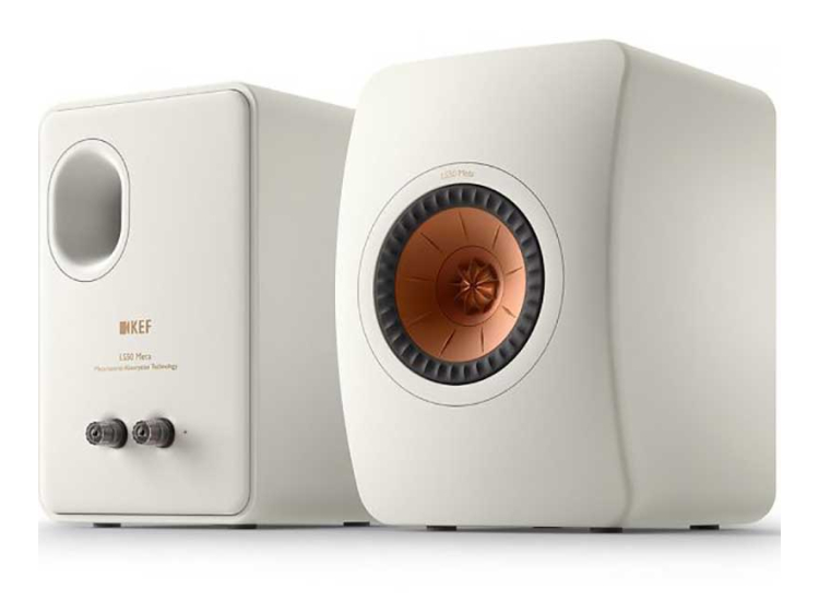 KEF LS50 Meta Mineral White Bookshelf Speakers (Pair) - SP4027AA
