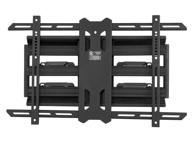 Kanto PDC650 Full Motion Corner TV Mount For 37-70 Inch TVs - 125 Lb Capacity With Swivel & Tilt