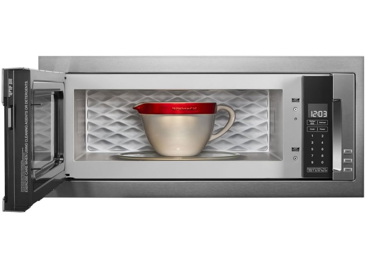 KitchenAid 1.1 Cu. Ft. Stainless Steel Built-In Microwave With Slim Trim Kit - KMBT5011KS