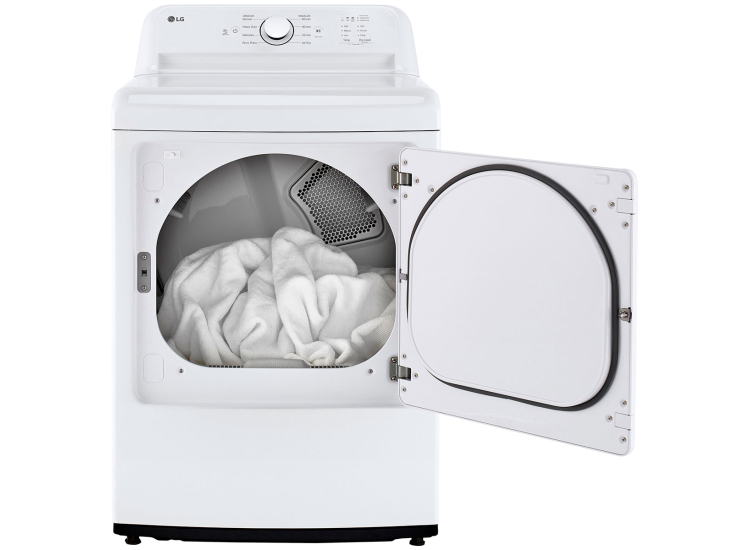 LG Gas Dryer 7.3 Cu. Ft. With Sensor Dry in White - DLG6101W