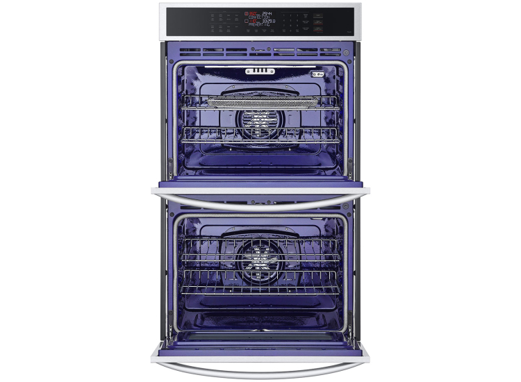 LG 9.4 Cu. Ft. PrintProof Stainless Steel Smart Double Wall Oven - WDEP9423F