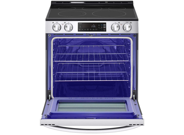 LG 6.3 Cu. Ft. PrintProof Stainless Steel Smart Wi-Fi Enabled Slide-In Electric Range With EasyClean - LSEL6331F