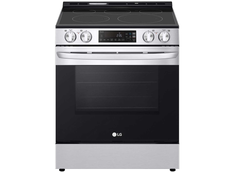 LG 6.3 Cu. Ft. PrintProof Stainless Steel Smart Wi-Fi Enabled Slide-In Electric Range With EasyClean - LSEL6331F
