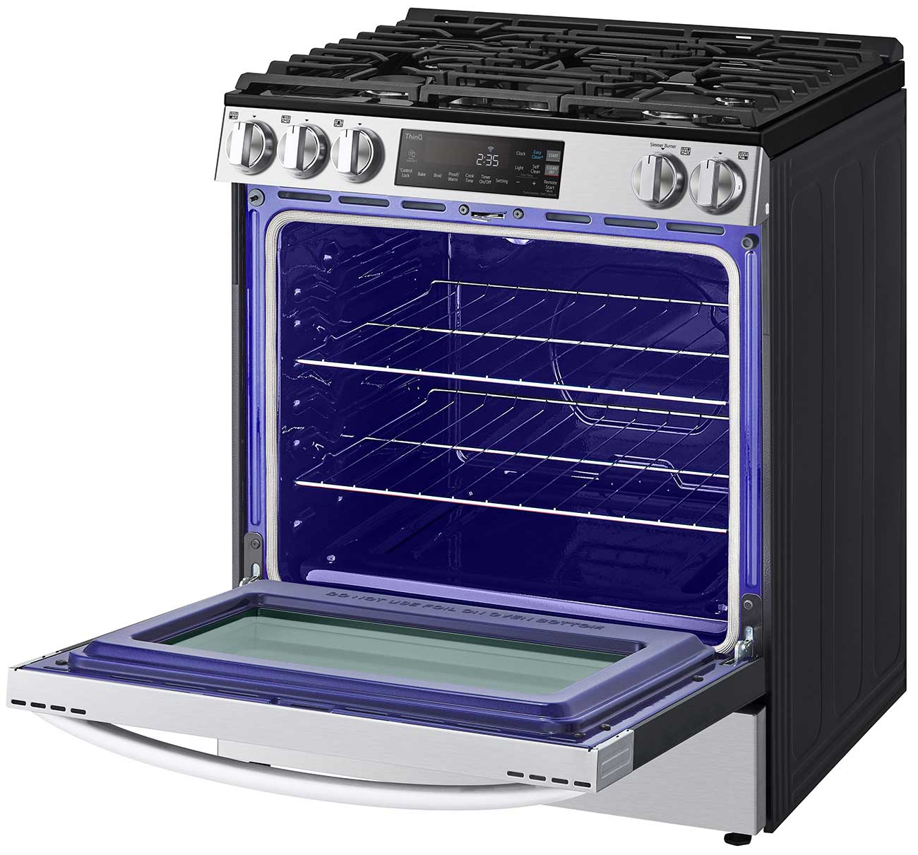 Lg Range Rack LG 5.8 Cu. Ft. Slide-In Gas Range LSGL5831F | Abt