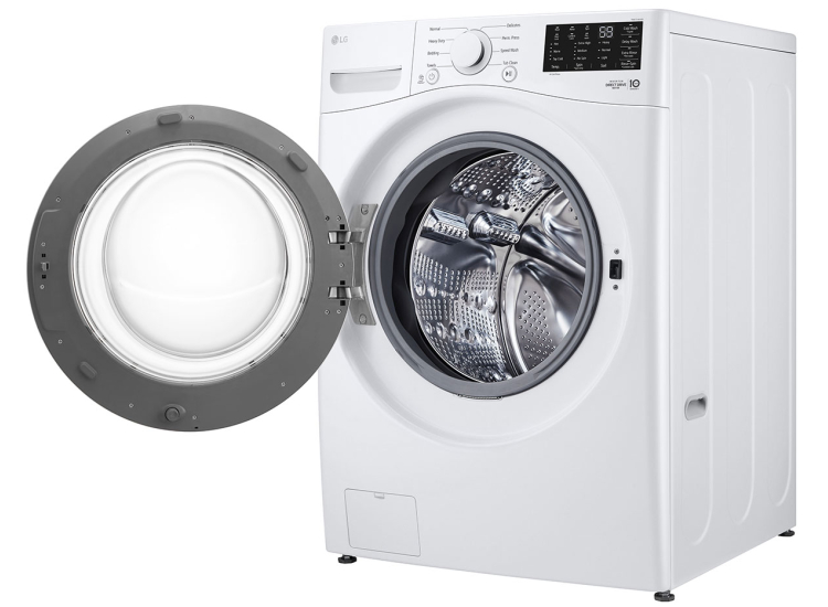 LG 5 Cu. Ft. White Front Load Washer - WM3470CW