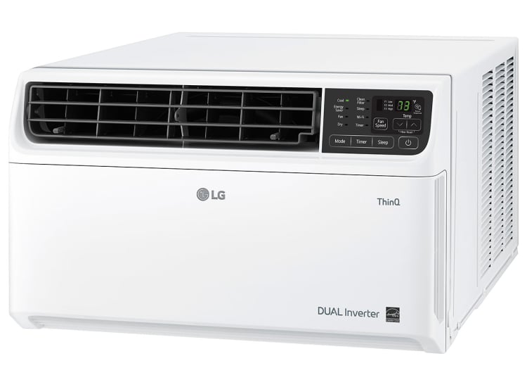 LG 10,000 BTU 115V DUAL Inverter Smart Wi-Fi Enabled Window Air Conditioner - LW1022IVSM