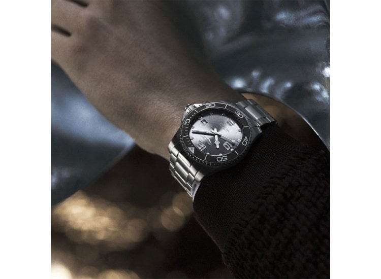 Longines HydroConquest 41mm Watch in Sunray Grey Abt