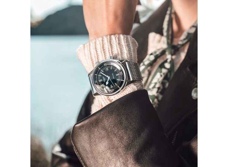 Longines Legend Diver On Wrist THE LONGINES LEGEND DIVER WATCH