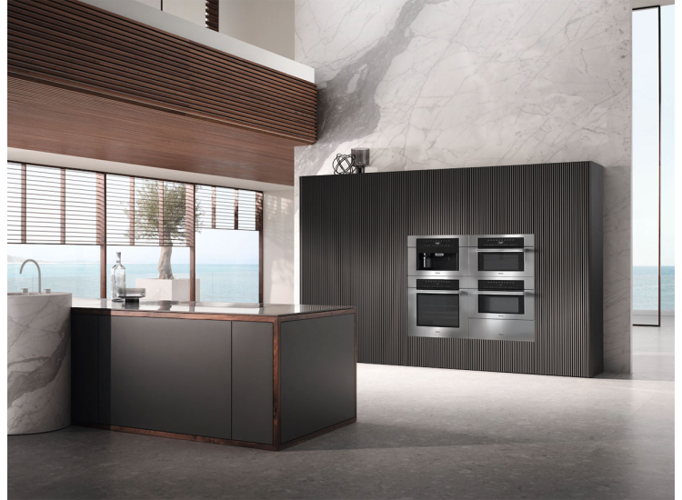 Miele H 7170 BM 30" Clean Touch Steel Compact Speed Oven - 11804470