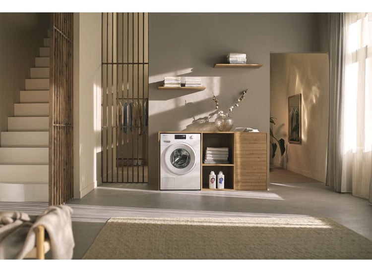 Miele WXD 160 WCS W1 24" Lotus White Classic Front Load Washer - 11614070