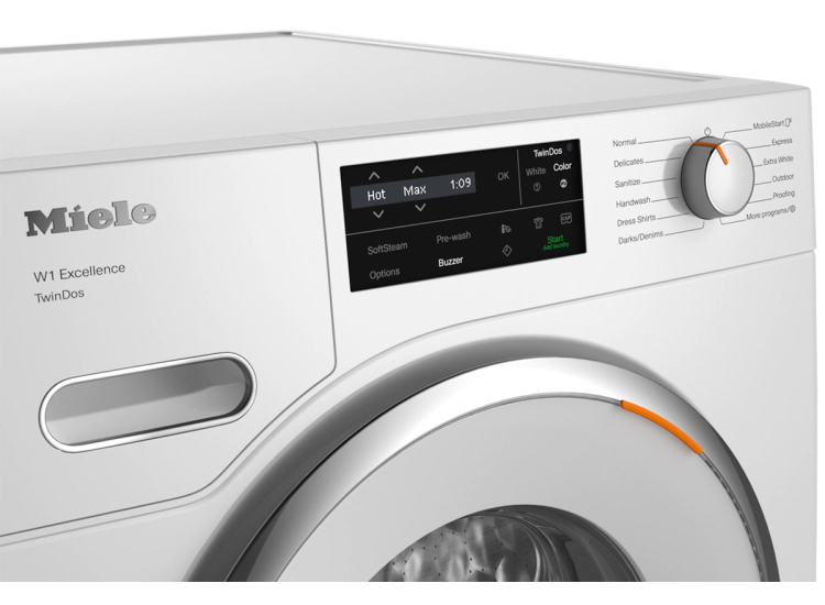 Miele WXF 660 WCS W1 24" Lotus White Front Load Washer - 11614130
