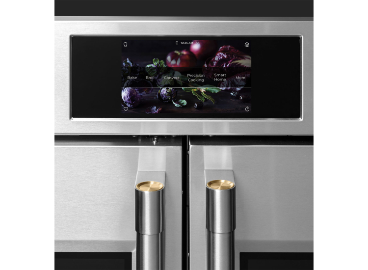 Monogram Statement Collection 30" Stainless Steel Smart French-Door Electric Convection Double Wall Oven - ZTDX1FPSN