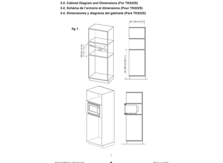 Panasonic 27" Stainless Steel Microwave Trim Kit - NN-TK922SS