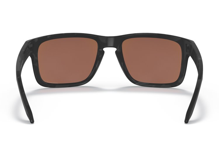 Oakley Holbrook Prizm Deep Water Polarized Lenses, Matte Black Camo Sunglasses, 57mm OO9102T955