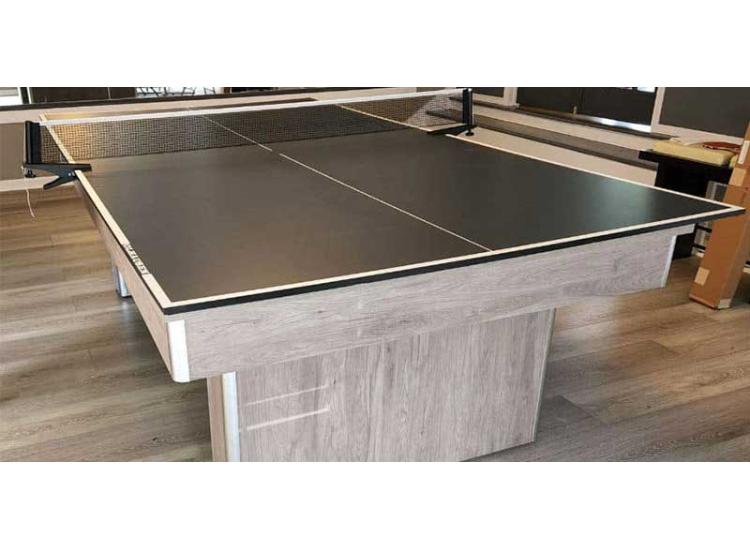 Olhausen Table Tennis Conversion Top in Black - TABLETENNISTOP