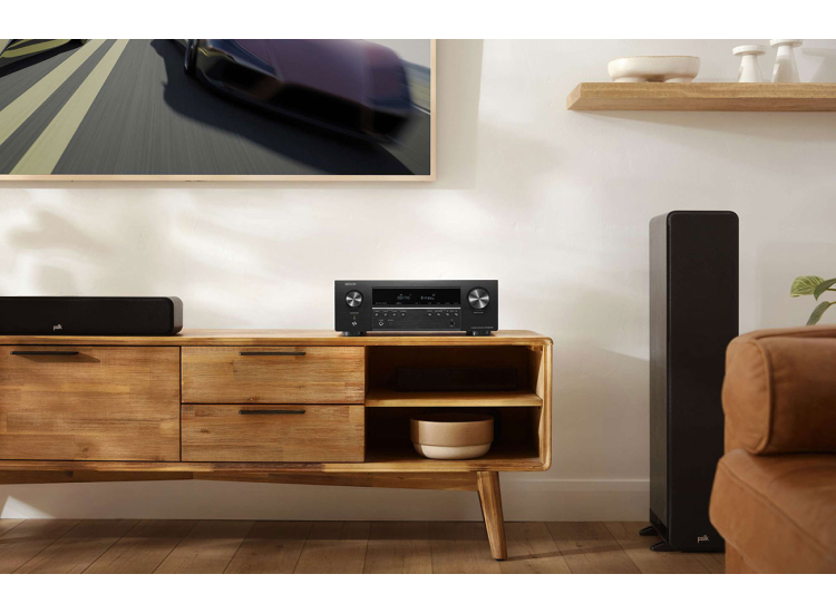 Denon 5.2-Channel Black 8K A/V Receiver - AVRS570BT