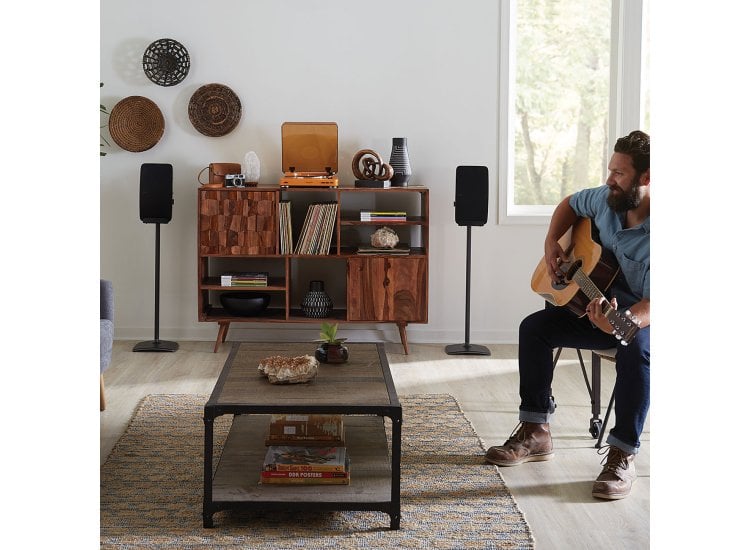 Living Room Sonos Play Stand SONOS Speaker Stands For Sonos Five