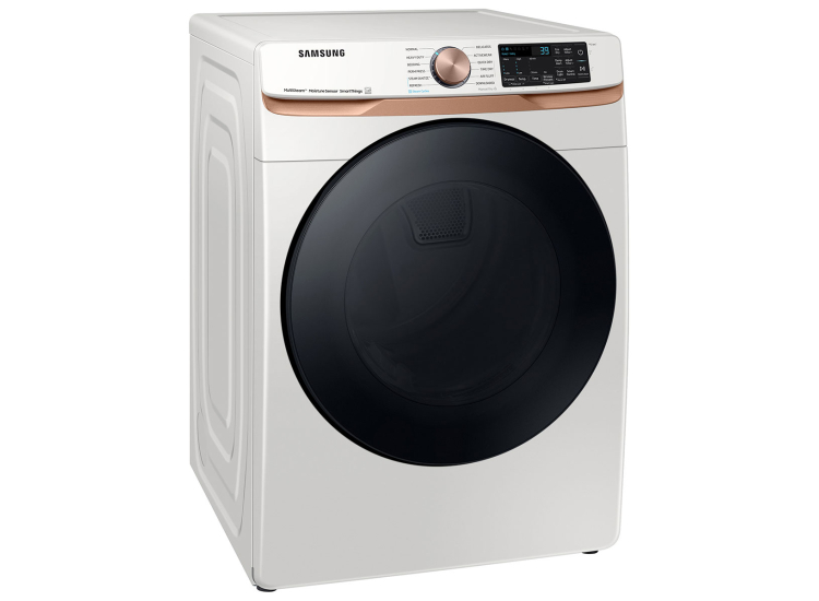 Samsung 7.5 Cu. Ft. Ivory Smart Electric Dryer With Steam Sanitize+ & Sensor Dry - DVE50BG8300EA3