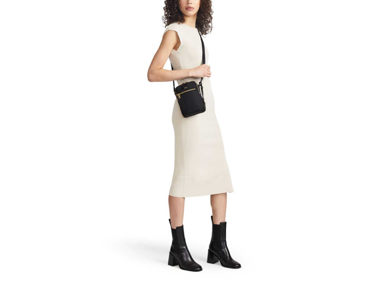TUMI Voyageur Black & Gold Persia Crossbody - 146579-2693