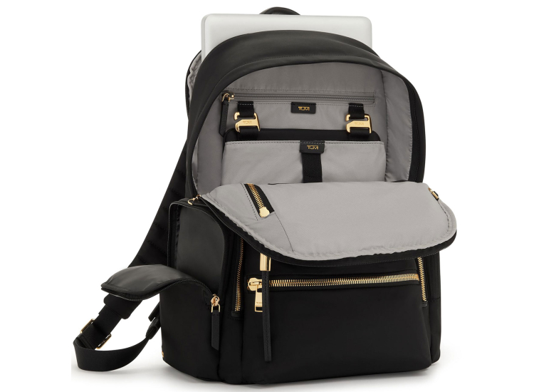 TUMI Voyageur Black/Gold Celina Backpack - 146566-2693
