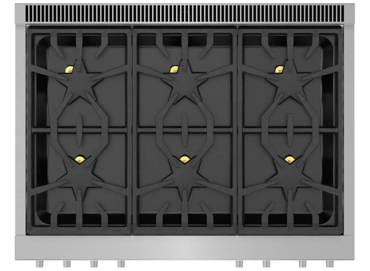 Thermador Professional Series 36 In. Stainless Steel Gas Pro Harmony Range - PRG366WH