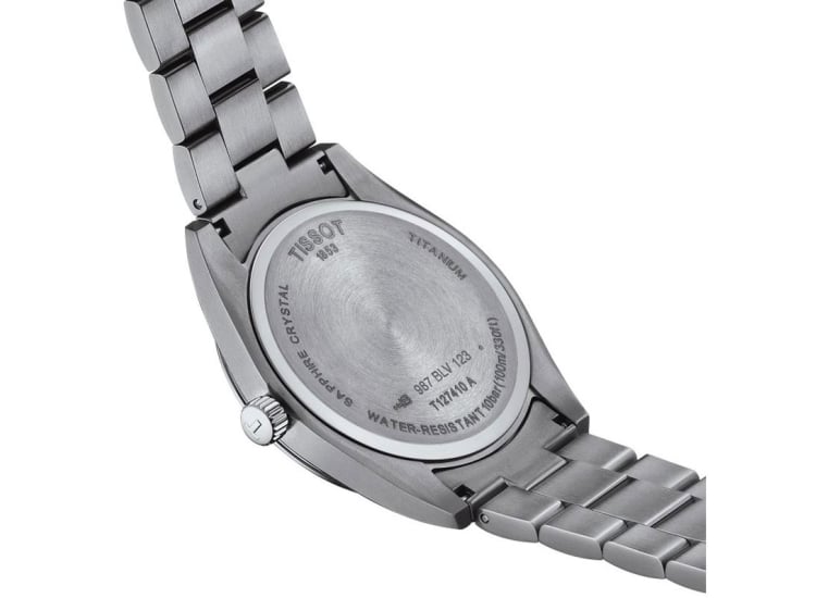 Tissot Gentleman Titanium Grey Dial Titanium Watch, 40mm - T1274104408100