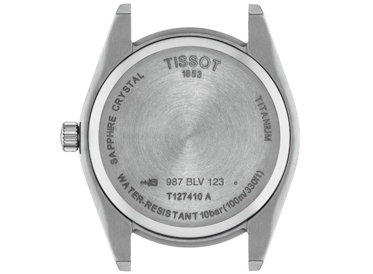 Tissot Gentleman Titanium Grey Dial Titanium Watch, 40mm - T1274104408100