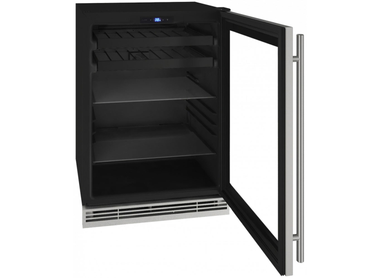 U-Line 5.5 Cu. Ft. Beverage Center 24-Inch Wide in Stainless Frame - UHBV124-SG01A