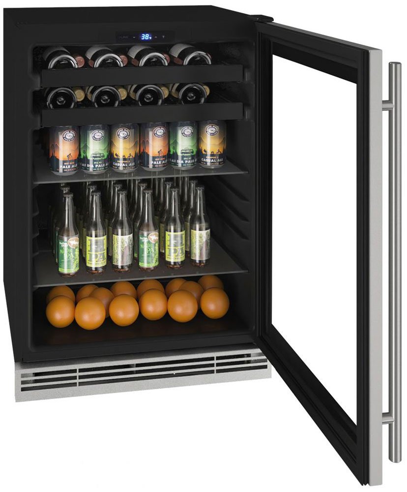 U Line 24 Stainless Beverage Center Uhbv124 Sg01a Abt U Line 24 Stainless Beverage Center Uhbv124 Sg01a Abt