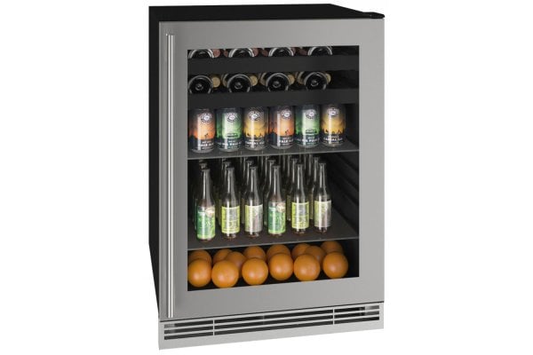U Line 24 Stainless Beverage Center Uhbv124 Sg01a Abt U Line 24 Stainless Beverage Center Uhbv124 Sg01a Abt