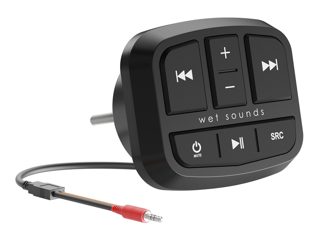 Wet Sounds Black Mini Transom Remote - MC-TR-MINI | Abt