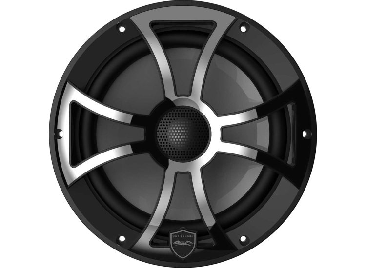 Wet Sounds REVO 8 Black 8" 2-Way Marine Speakers - REVO 8-XSB-SS
