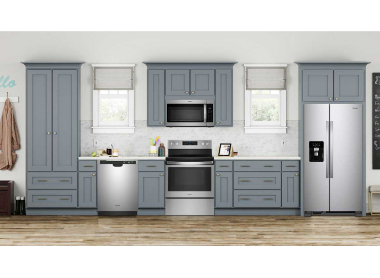 Whirlpool ADA 21.4 Cu. Ft. Side-by-Side Refrigerator 33-Inch Wide in Fingerprint Resistant Stainless Steel - WRS321SDHZ