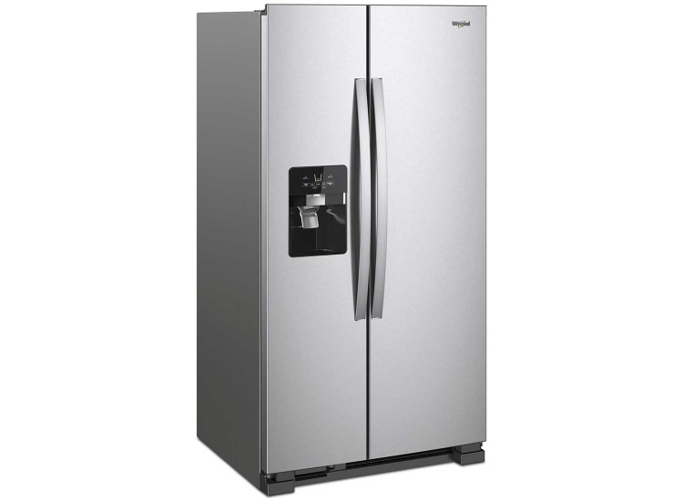 Whirlpool ADA 21.4 Cu. Ft. Side-by-Side Refrigerator 33-Inch Wide in Fingerprint Resistant Stainless Steel - WRS321SDHZ