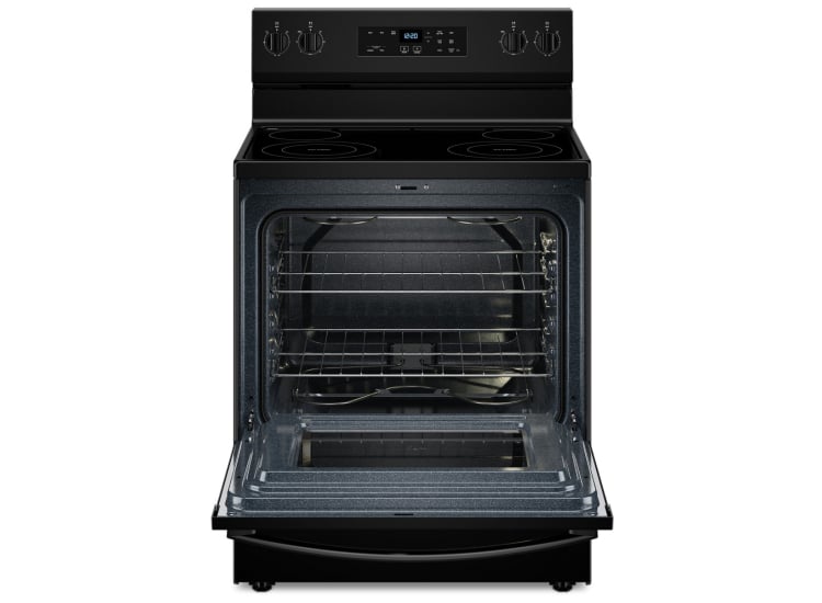 Whirlpool Electric Range 5.3 Cu. Ft. With FlexHeat in Black - WFES3030RB