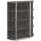 Bernhardt Prado Etagere in Porcini and Bright Graphite