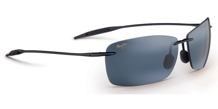 Maui Jim Lighthouse Gloss Black Mens Sunglasses 423-02