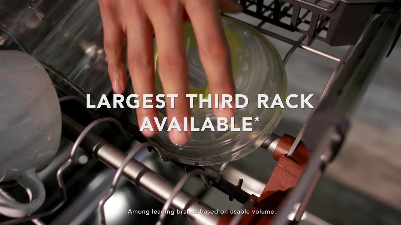 KitchenAid PrintShield Dishwasher Three Racks Abt
