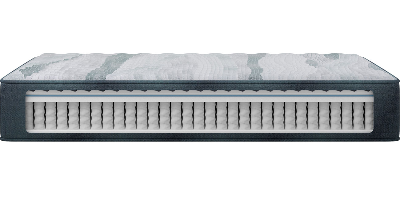 Side view of beauty rest mattress