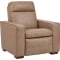 Flexsteel Dutch Power Recliner with Power Headrest and Lumbar in Desert Leather
