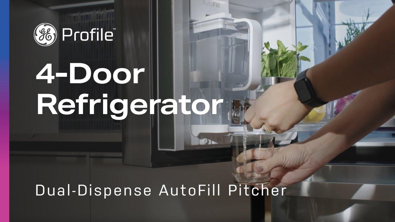 Watch Profile 4-Door Refrigerator with Dual-Dispense AutoFill Pitcher