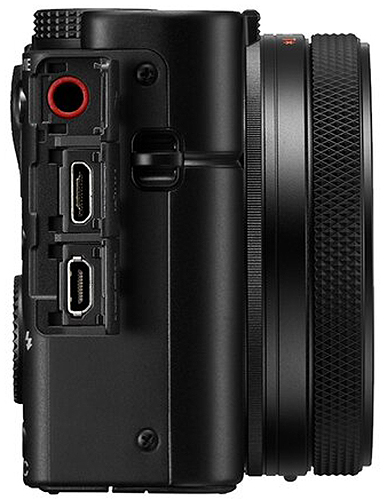 Right side of camera.