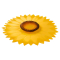 Charles Viancin 11" Sunflower Air-Tight Silicone Lid