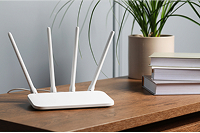 White wifi router