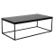 Euro Style Teresa High Gloss Black Rectangular Coffee Table