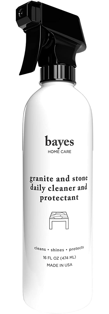 Front view of countertop rejuvenator bottle