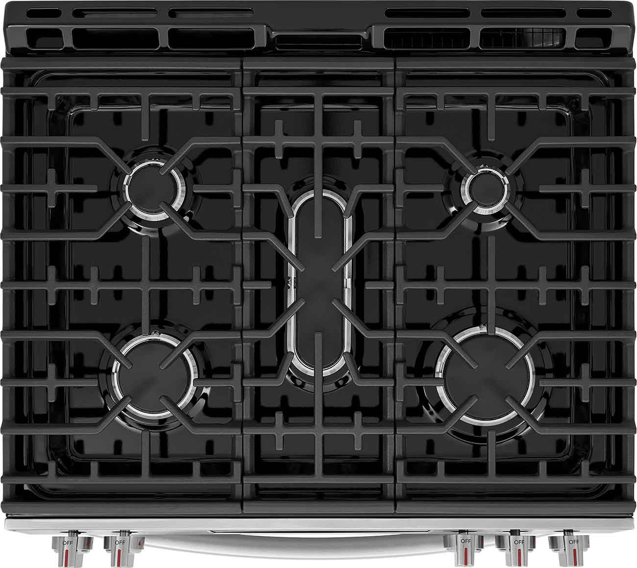 Cooktop View of Frigidaire Range